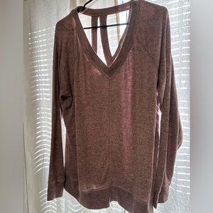 Maurice’s Sweater Back Cutout Detail